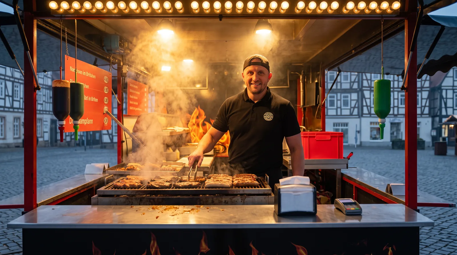 Team von Süss & Salzig am Grillwagen